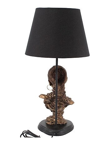 Lampe buste de femme africaine