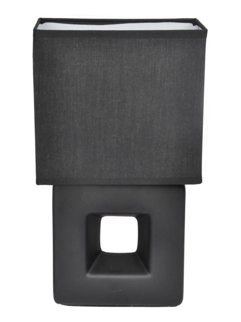 Lampe carrée mat Gris - Kiabi