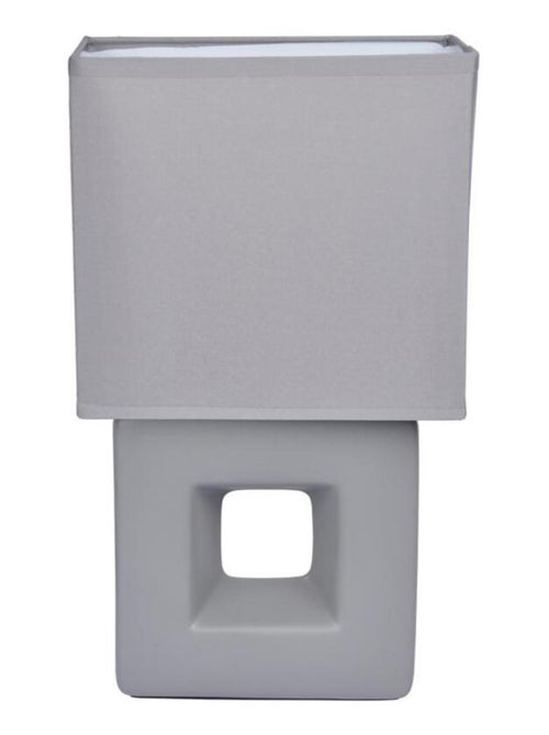 Lampe carrée mat gris - Kiabi Lampe carrée mat gris - Kiabi
