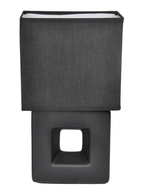 Lampe carrée mat gris - Kiabi Lampe carrée mat gris - Kiabi