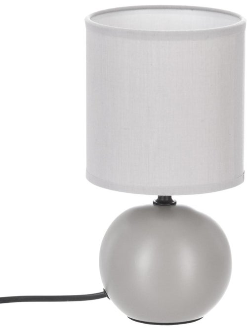 Lampe céramique abat-jour tissu TIMÉO - Kiabi