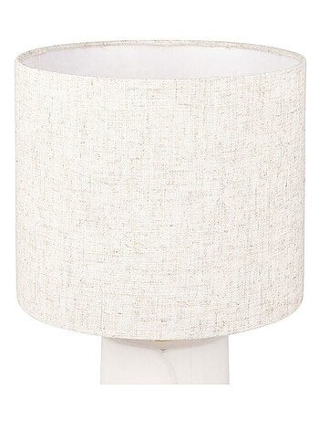 Lampe céramique blanche