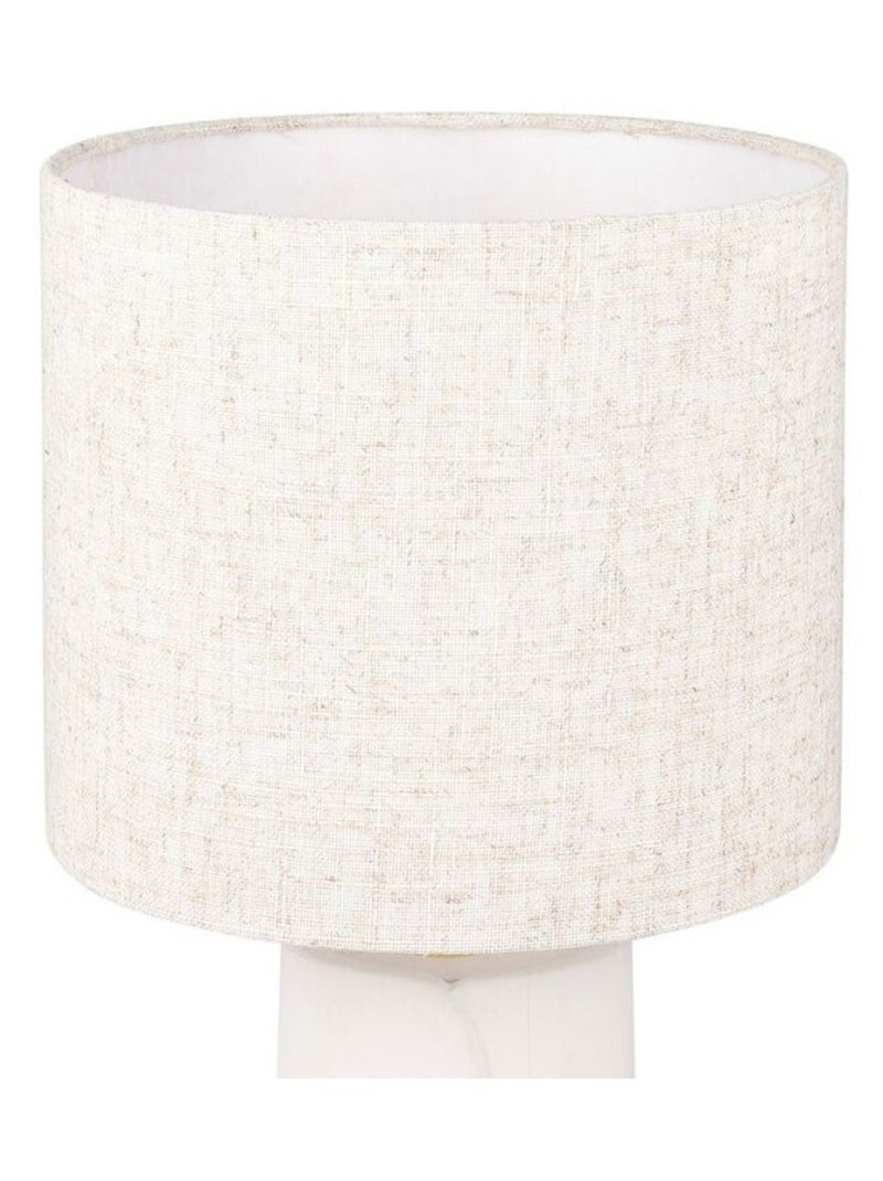 Lampe céramique blanche Blanc - Kiabi