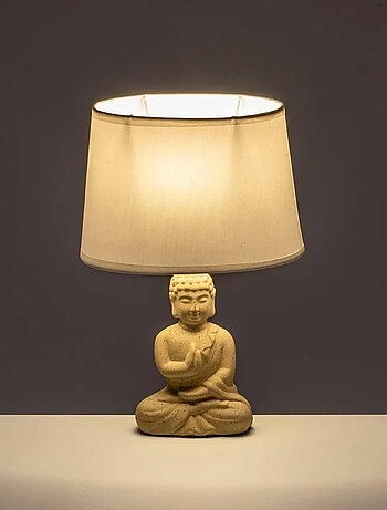 Lampe céramique Bouddha