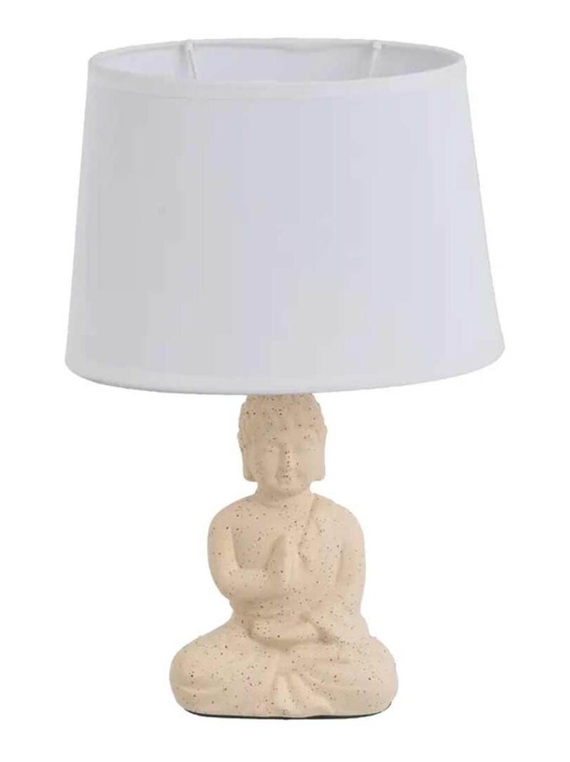 Lampe céramique Bouddha Beige - Kiabi