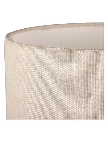 Lampe céramique Dune blanc doré