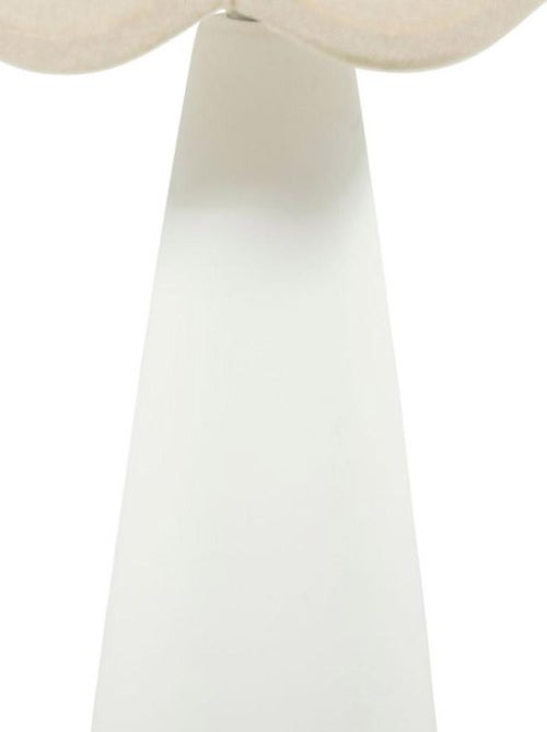Lampe céramique lin Mathilde blanc - Kiabi Lampe céramique lin Mathilde blanc - Kiabi
