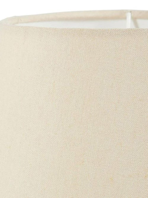 Lampe céramique lin Mathilde blanc - Kiabi Lampe céramique lin Mathilde blanc - Kiabi