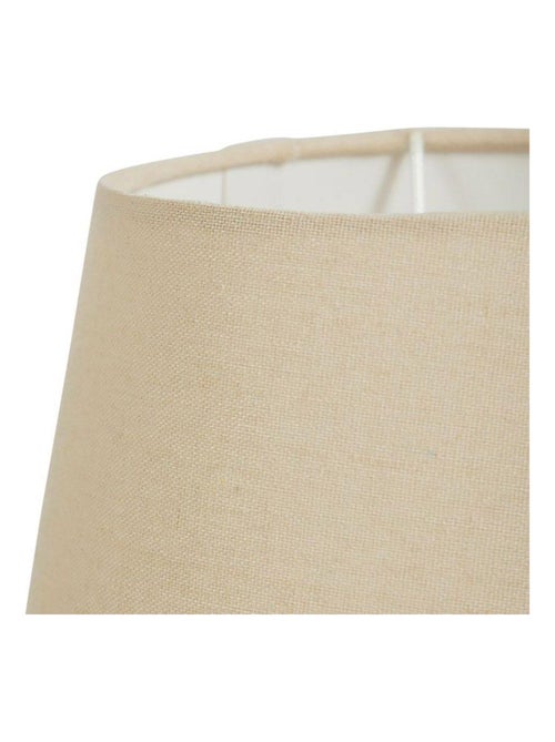 Lampe céramique lin Mathilde nude - Kiabi