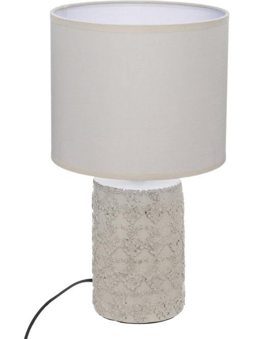 Lampe céramique motifs graphiques MELO - Kiabi
