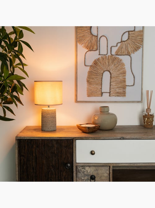 Lampe céramique motifs graphiques MELO - Kiabi