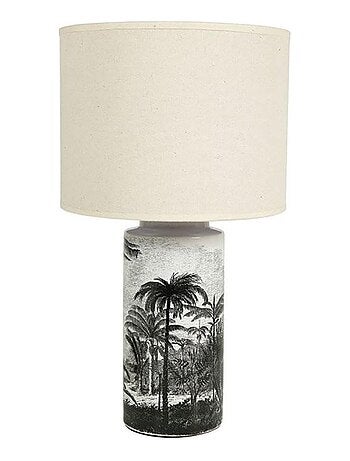 Lampe céramique Palmeraie