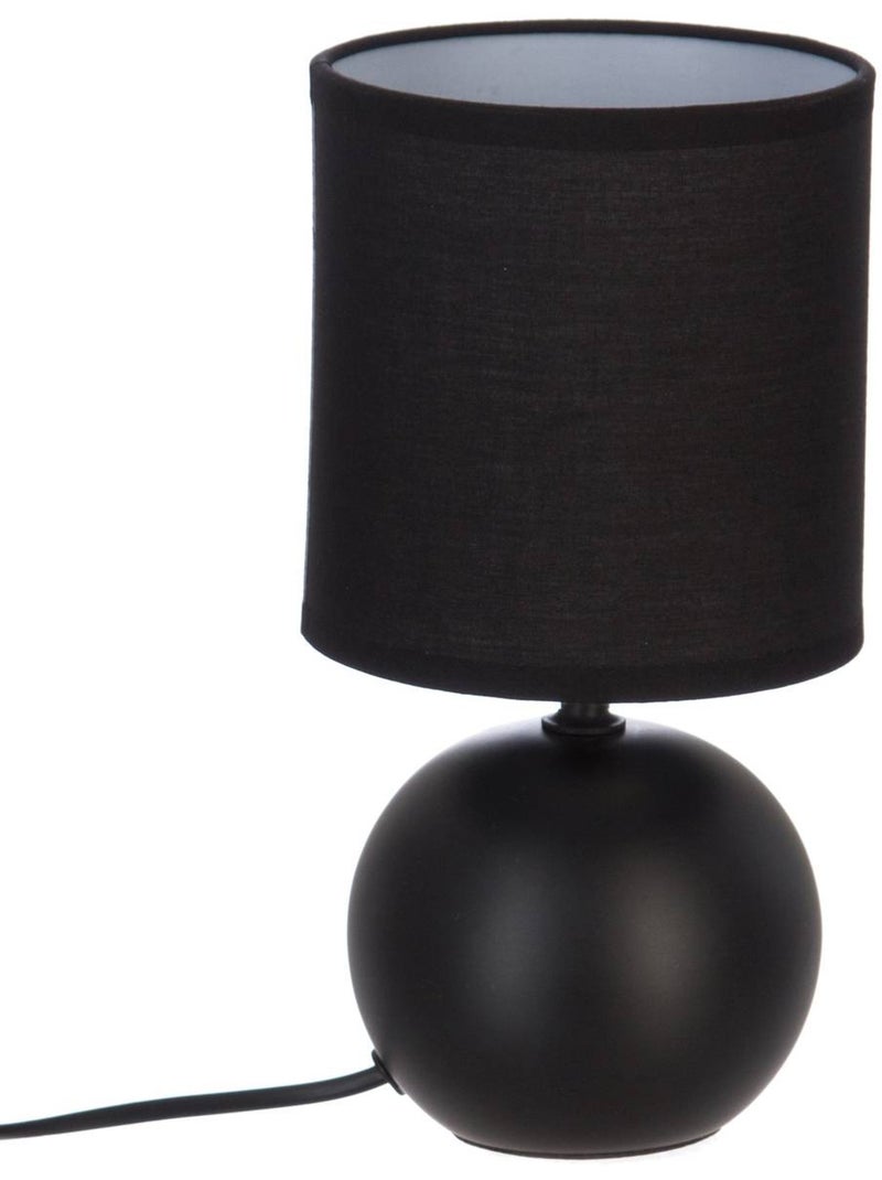 Lampe céramique TIMEO Noir mat - Kiabi
