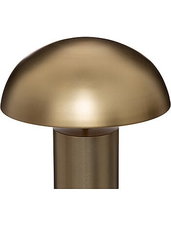 Lampe champignon à poser en métal doré ulyse