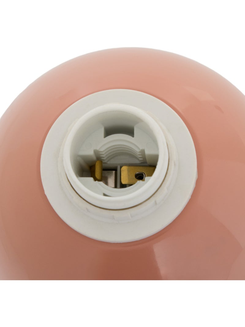 Lampe champignon en acier LITO Rose - Kiabi