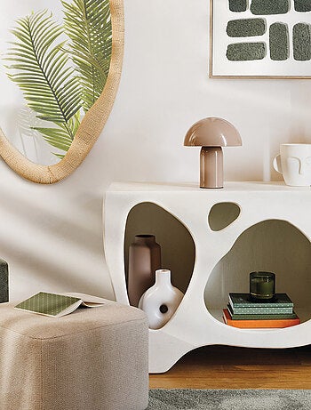 Lampe champignon en métal