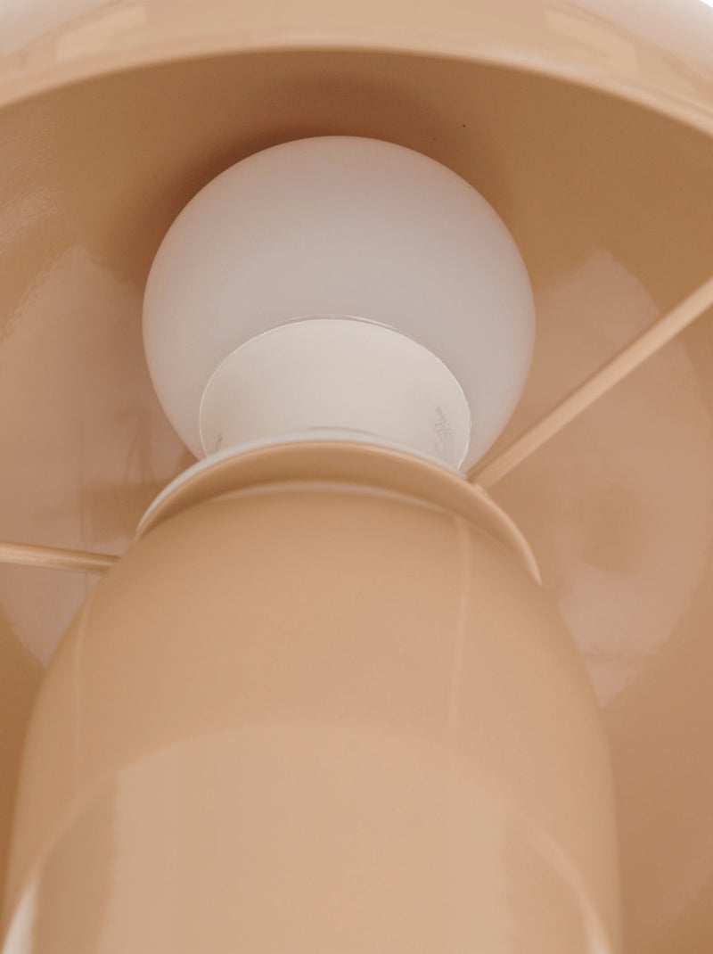 Lampe champignon en métal Marron clair - Kiabi