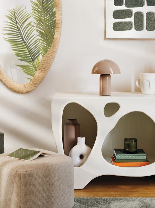 Lampe champignon en métal - Kiabi