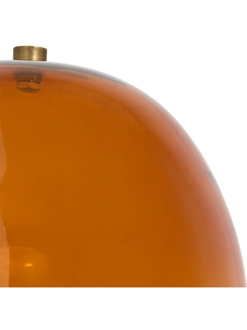 Lampe champignon en verre elie Ambre - Kiabi