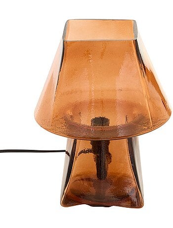 Lampe champignon en verre elita