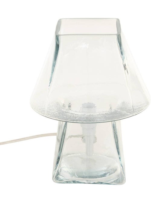 Lampe champignon en verre elita - Kiabi