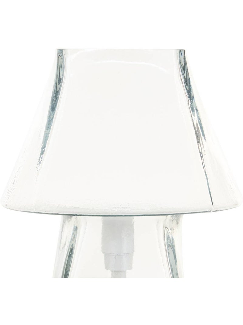 Lampe champignon en verre elita Transparent - Kiabi