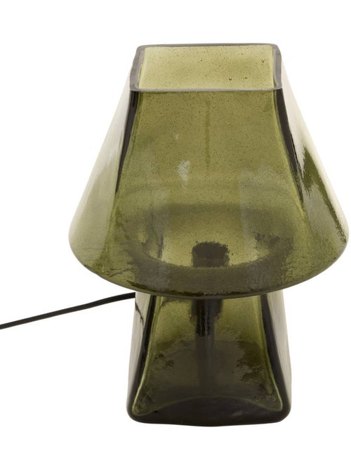Lampe champignon en verre elita - Kiabi