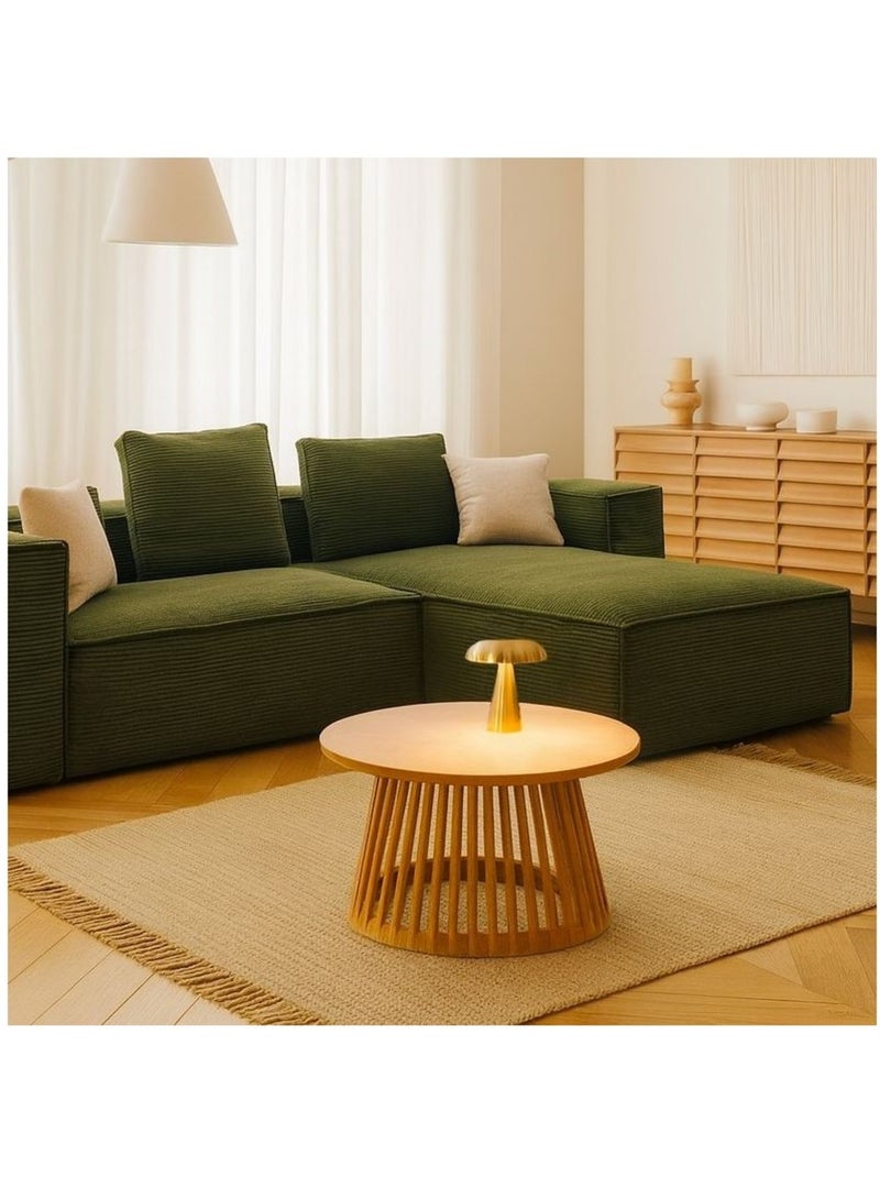 Lampe champignon USB tactile 20cm Gris clair - Kiabi