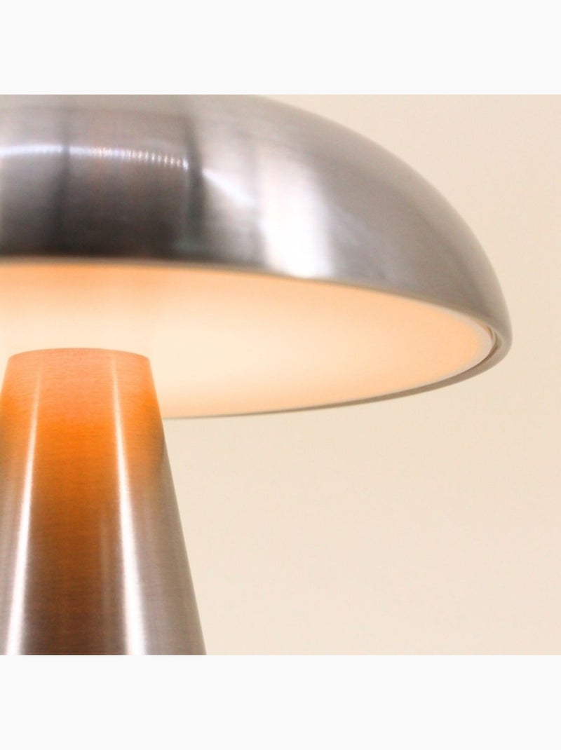 Lampe champignon USB tactile 20cm Gris clair - Kiabi