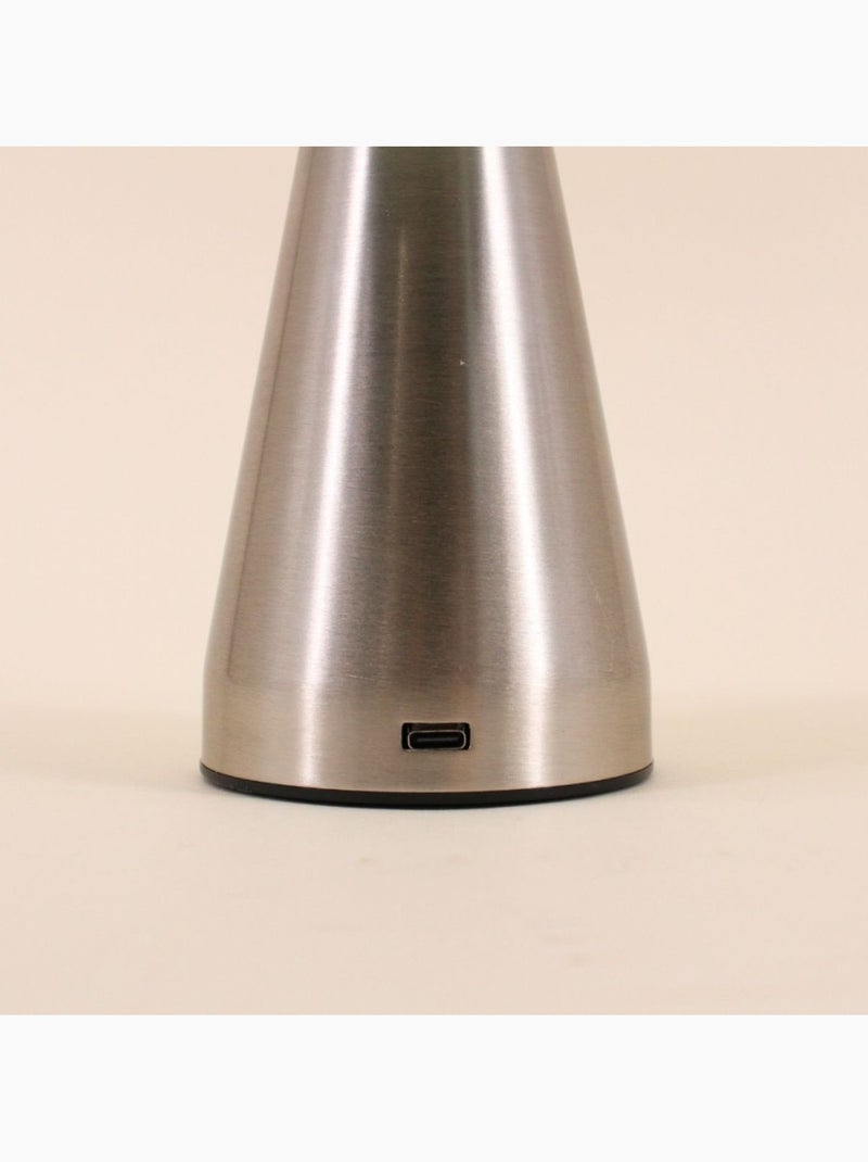 Lampe champignon USB tactile 20cm Gris clair - Kiabi