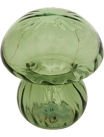 Lampe champignon verre LED à pile MALU
