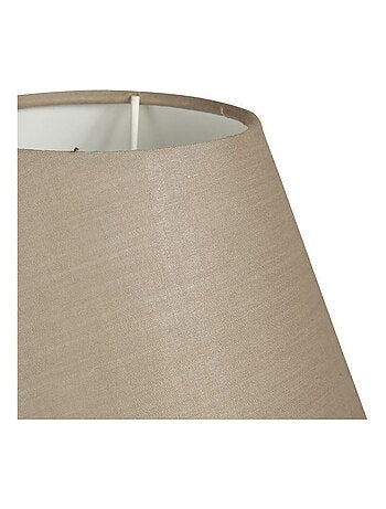 Lampe charme bois taupe