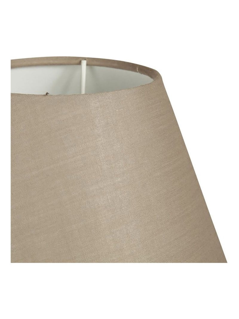 Lampe charme bois taupe Beige - Kiabi