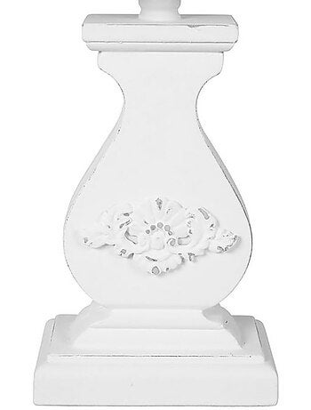 Lampe charme Relief blanc