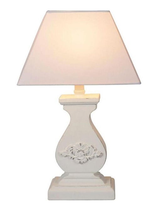 Lampe charme Relief blanc - Kiabi