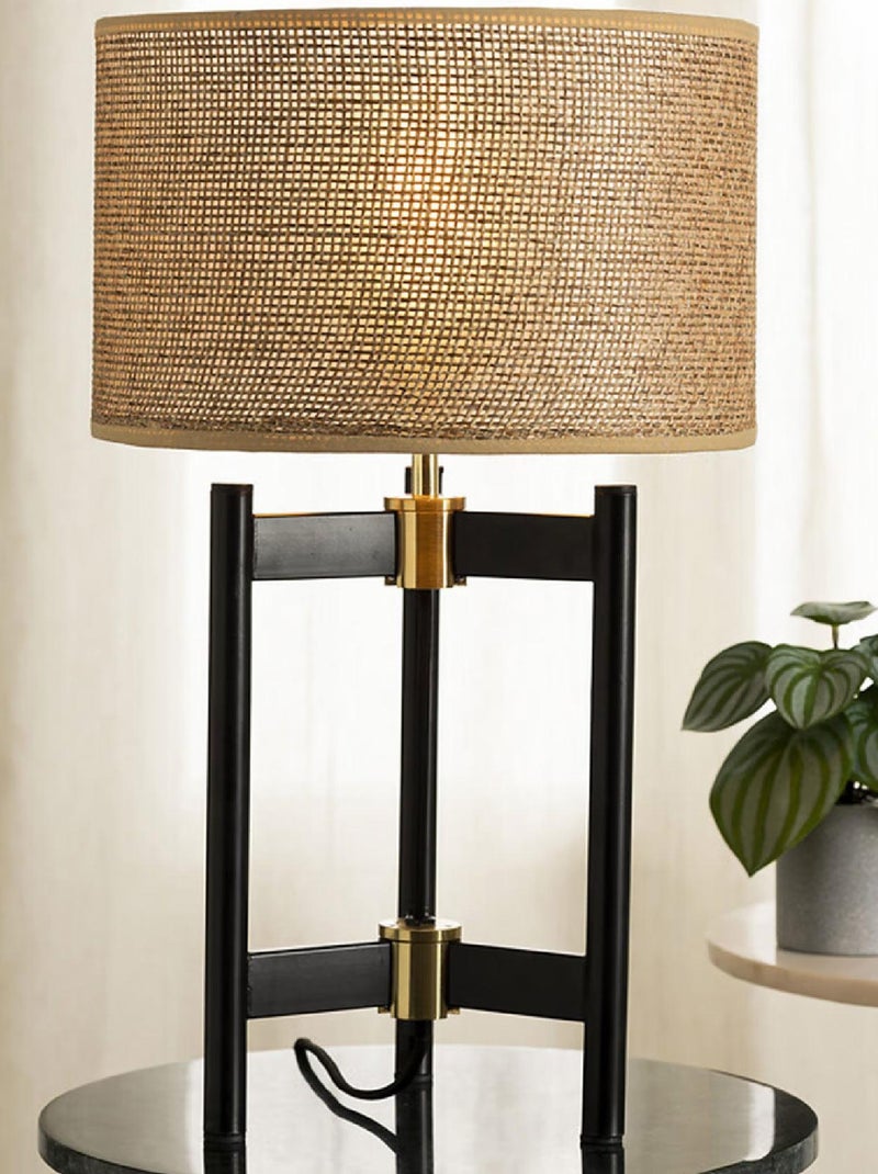 Lampe chic sur trépied Noir - Kiabi