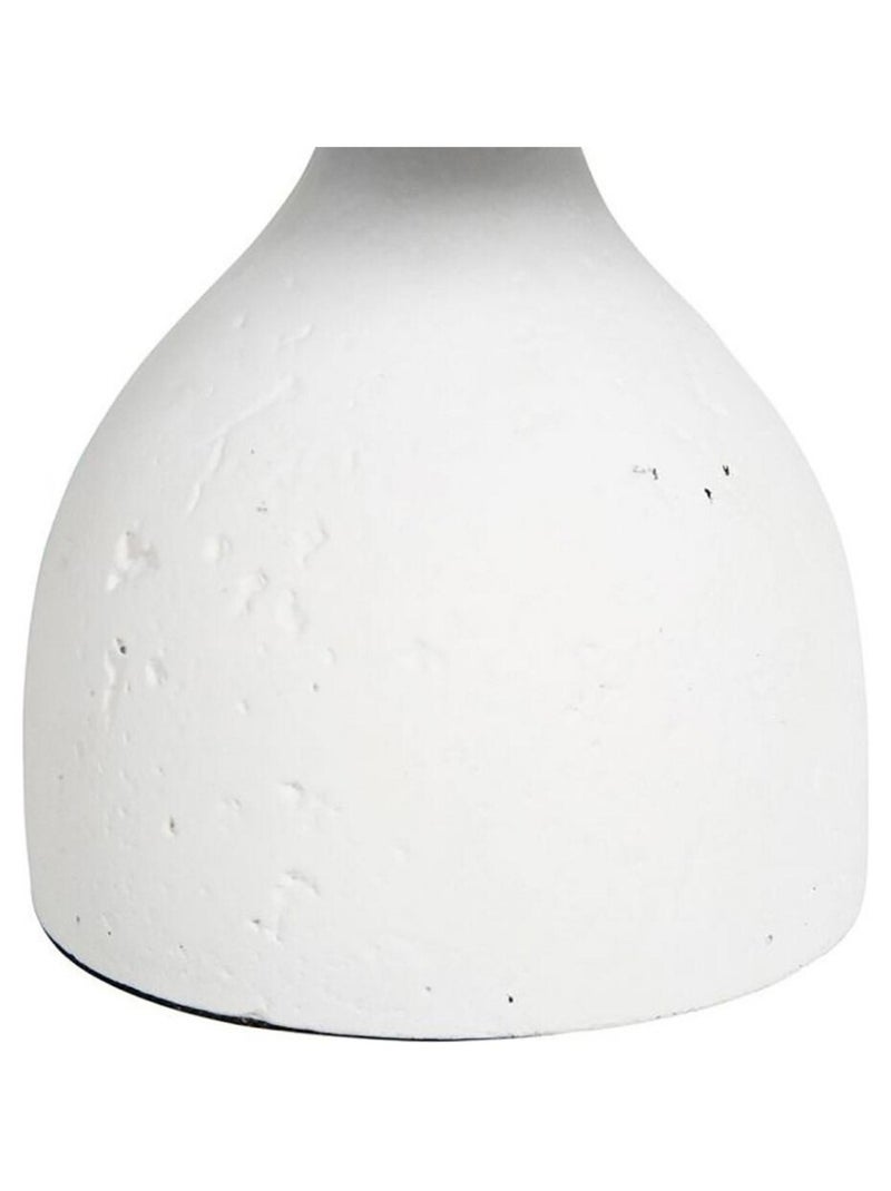 Lampe ciment Portland blanche noire Blanc - Kiabi