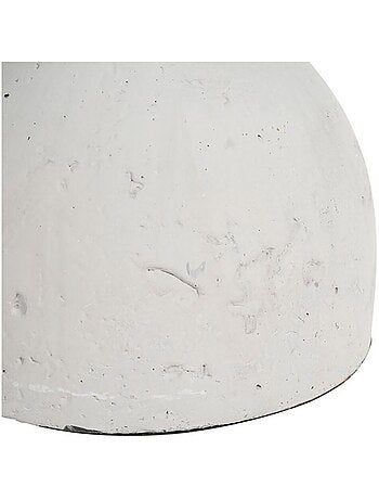 Lampe ciment Portland grise noire