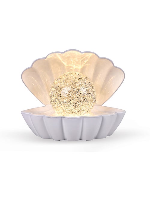 Lampe coquillage lumineuse  -  - Effet pailleté - Kiabi