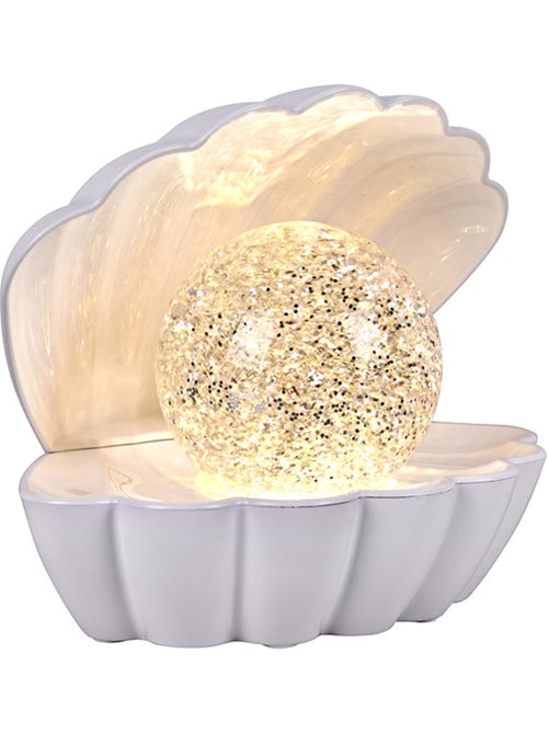 Lampe coquillage lumineuse  -  - Effet pailleté - Kiabi