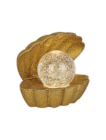 Lampe coquillage lumineuse - - Effet pailleté