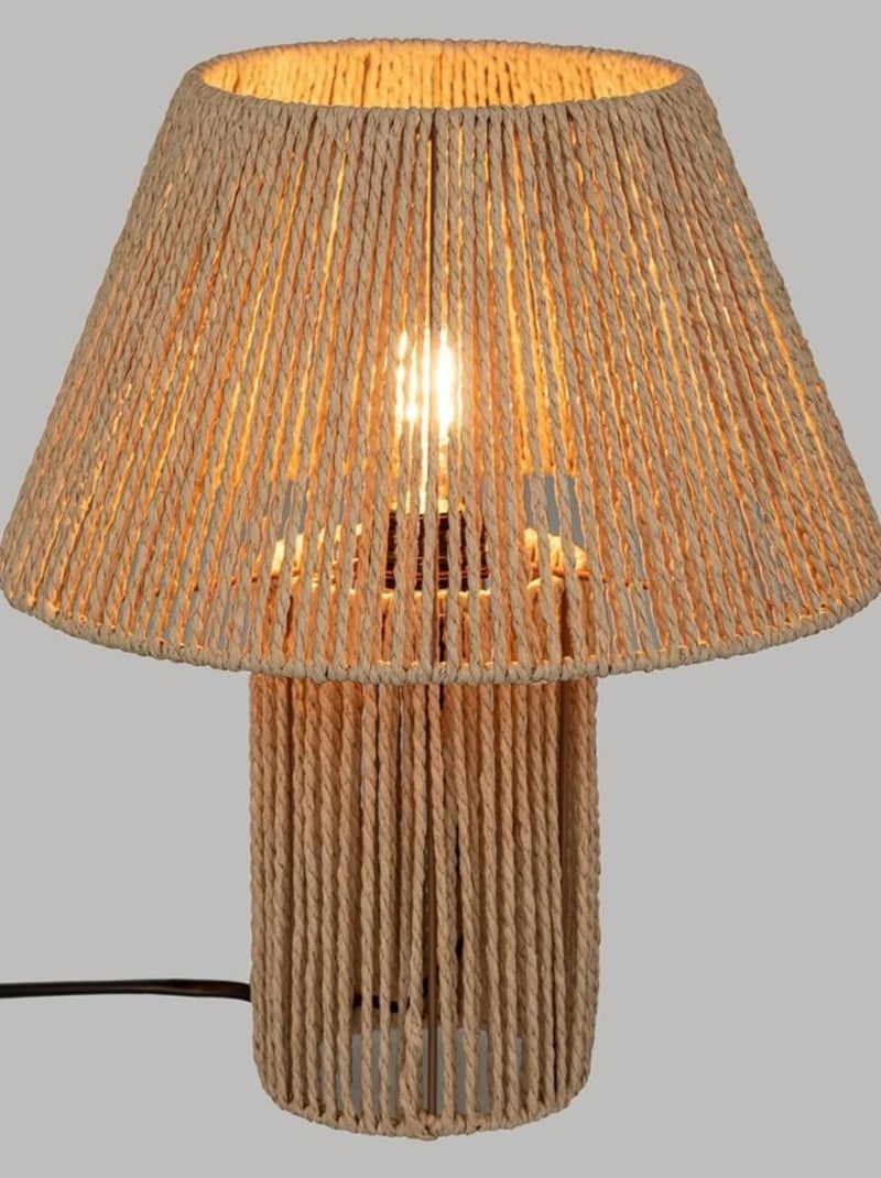 Lampe corde Adria naturel H38 Beige - Kiabi