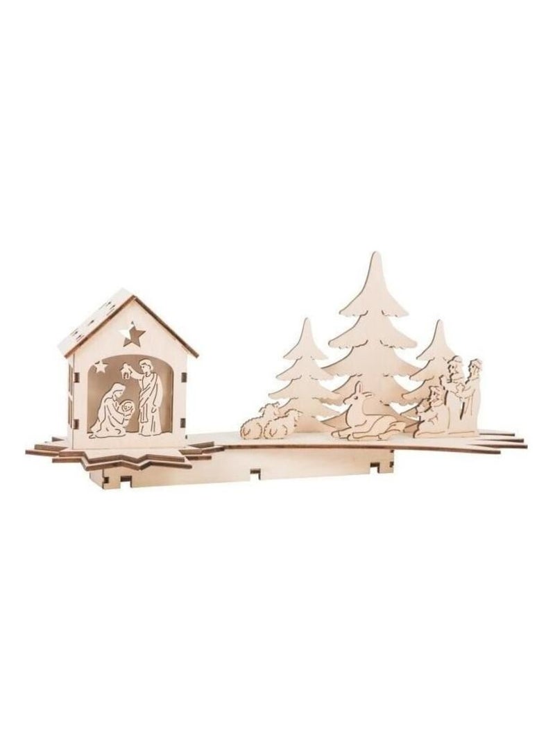 Lampe Crèche de Noël Beige - Kiabi