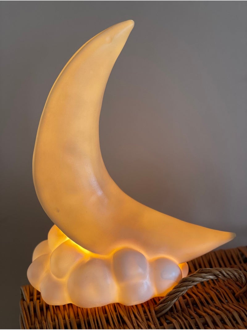 Lampe croissant de lune Beige - Kiabi
