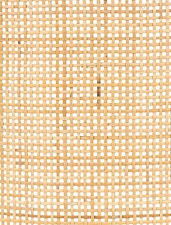 Lampe cylindre en cannage et céramique TYLIA