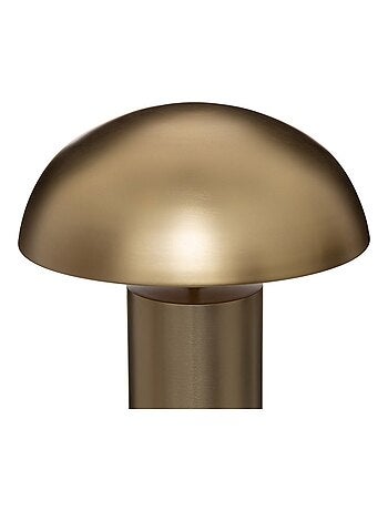 Lampe cylindrique champi dorée H50