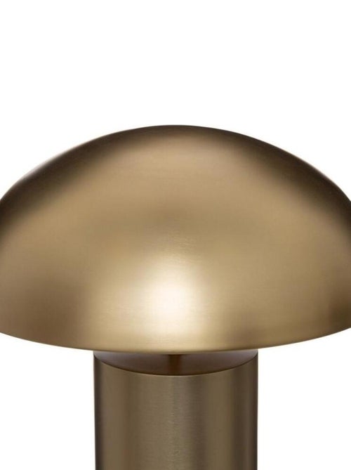 Lampe cylindrique champi dorée H50 - Kiabi