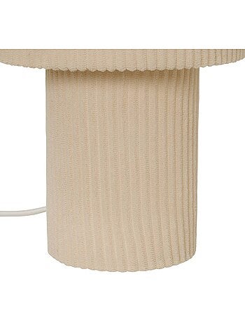 Lampe cylindrique en coton jolina