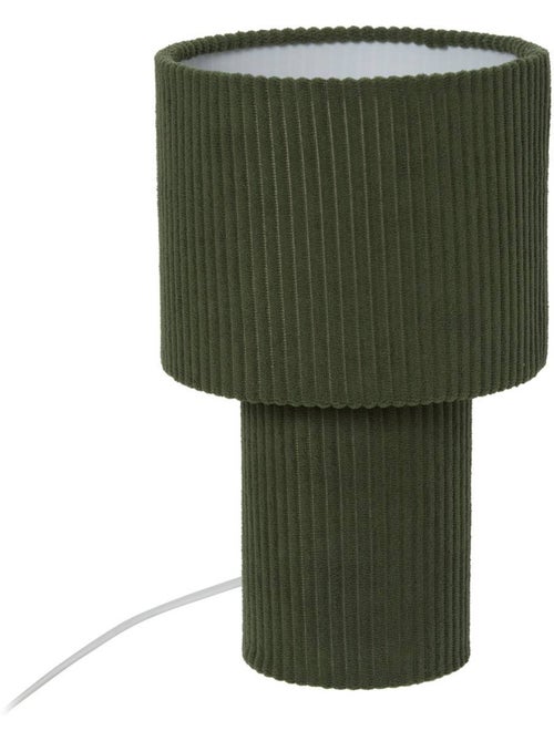Lampe cylindrique en coton JOLINA - Kiabi