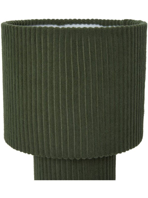 Lampe cylindrique en coton JOLINA - Kiabi